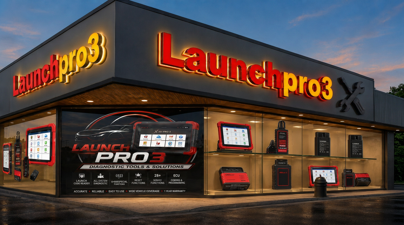 Launchpro3 flagship OBD2 diagnostic tools store shipping worldwide
